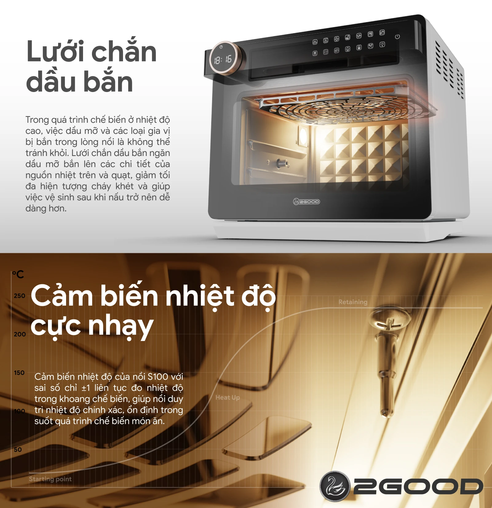 Nồi Chiên Không Dầu Hơi Nước 20 Lít&nbsp;